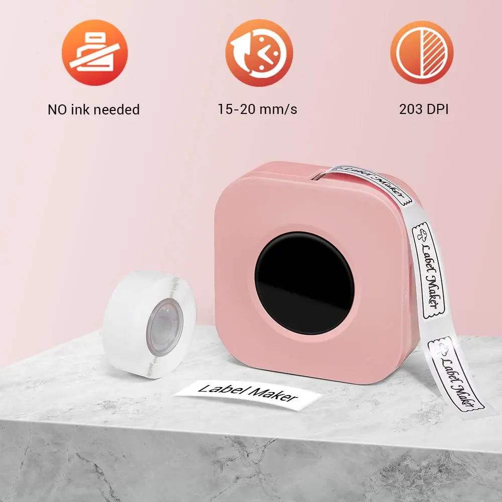 Mini impresora termica de etiquetas / Mini thermal label printer / मिनी थर्मल लेबल प्रिंटर